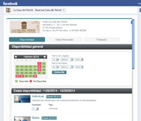 Motor de reservas online integrado en Facebook reservadealojamientos.com