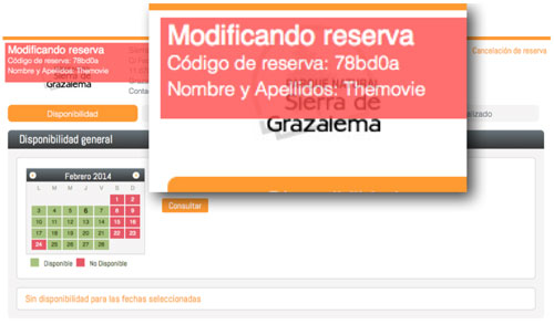 modificar una reserva paso 3